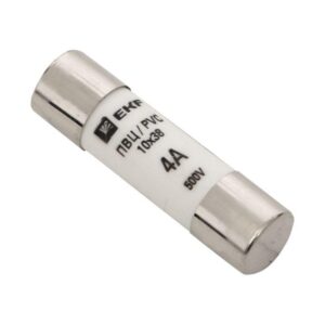 Вставка плавкая цилиндрическая ПВЦ 10х38 4А EKF pvc-10x38-4 оптом купить цена