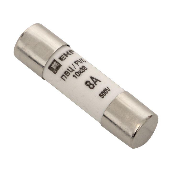 Вставка плавкая цилиндрическая ПВЦ 10х38 8А EKF pvc-10x38-8 купить оптом выгодно Вставка плавкая цилиндрическая ПВЦ 10х38 8А EKF pvc-10x38-8 оптом купить цена