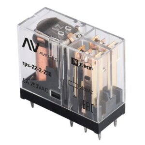 Реле промежуточное РП slim 22/2 5А 230В AC AVERES EKF rps-22-2-230 оптом купить цена