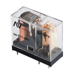 Реле промежуточное РП slim 25/1 10A 24В DC AVERES EKF rps-25-1-24DC оптом купить цена