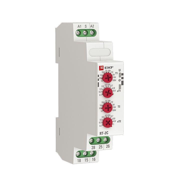 Реле времени RT-2C 12-240В 2 регулир. порога времени 2 исп. конт. PROxima EKF rt-2c-12-240 купить оптом выгодно Реле времени RT-2C 12-240В 2 регулир. порога времени 2 исп. конт. PROxima EKF rt-2c-12-240 оптом купить цена