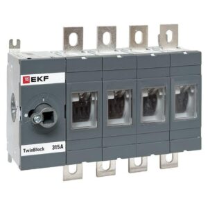 Рубильник 4п 315А без рукоятки управления TwinBlock EKF tb-s-315-4p оптом купить цена