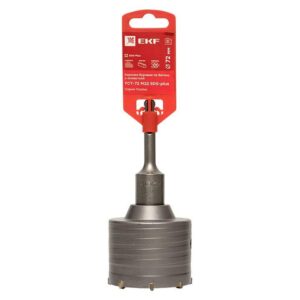 Коронка буровая по бетону с оснасткой TCT-72 М22 SDS-plus Master EKF tct-72-m22 оптом купить цена