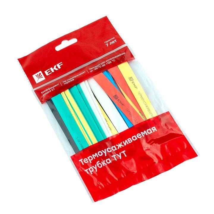 Набор трубок термоусадочных ТУТ нг тонкостен. 16/8 (7 цветов по 3шт 100мм) EKF tut-n-16 купить оптом выгодно Набор трубок термоусадочных ТУТ нг тонкостен. 16/8 (7 цветов по 3шт 100мм) EKF tut-n-16 оптом купить цена