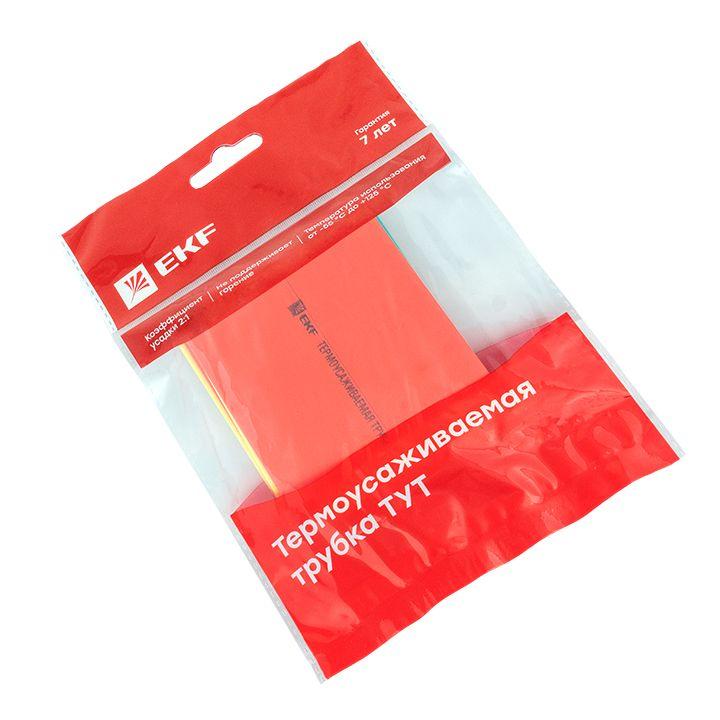 Набор трубок термоусадочных ТУТ нг тонкостен. 50/25 (7 цветов по 3шт 100мм) EKF tut-n-50 купить оптом выгодно Набор трубок термоусадочных ТУТ нг тонкостен. 50/25 (7 цветов по 3шт 100мм) EKF tut-n-50 оптом купить цена
