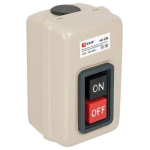 Выключатель кнопочный с блокировкой ВКИ-230 3п 16А IP40 PROxima EKF vki-230 оптом купить цена