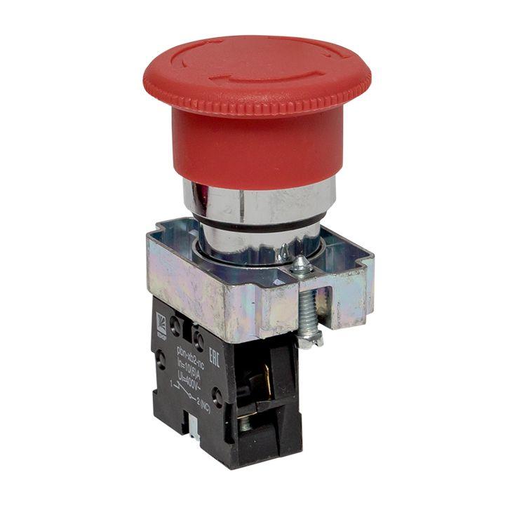 Кнопка "Грибок" BS542 NC поворотн. красн. PROxima EKF xb2-bs542 купить оптом выгодно Кнопка "Грибок" BS542 NC поворотн. красн. PROxima EKF xb2-bs542 оптом купить цена