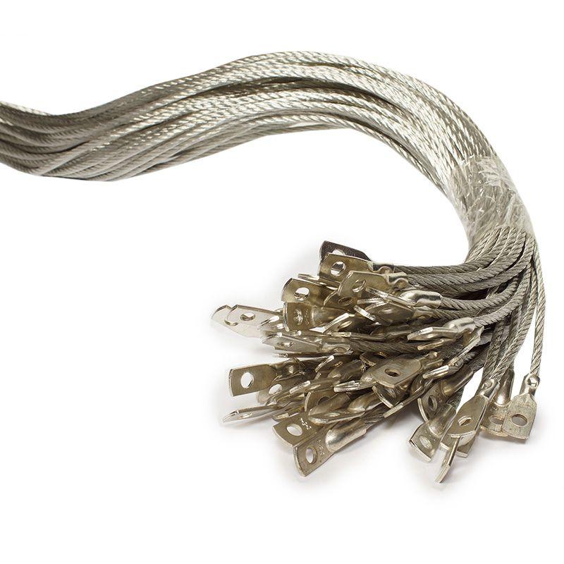 Проводник заземляющий П-750 S=6мм два наконечника ЗЭТАРУС zeta11230 купить оптом выгодно Проводник заземляющий П-750 S=6мм два наконечника ЗЭТАРУС zeta11230 оптом купить цена