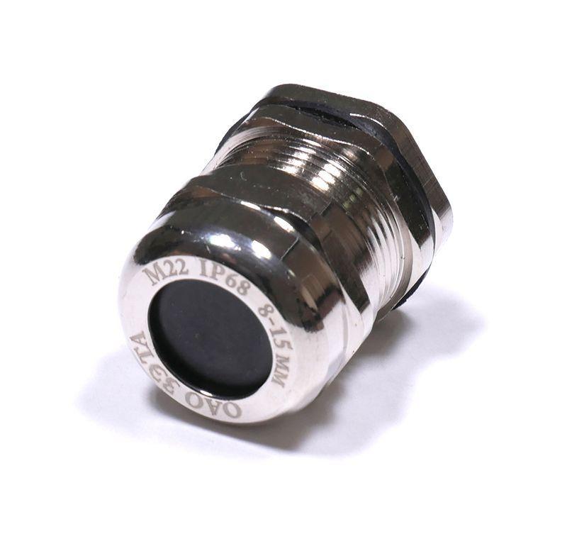 Ввод кабельный М22 IP68 d кабеля 8-15мм латунь ГОФРОМАТИК/ЗЭТАРУС zeta30113 купить оптом выгодно Ввод кабельный М22 IP68 d кабеля 8-15мм латунь ГОФРОМАТИК/ЗЭТАРУС zeta30113 оптом купить цена