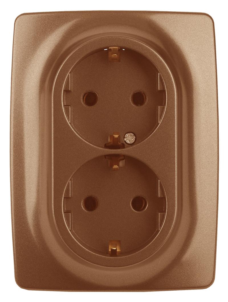 12-2106-14 ЭРА Розетка 2X2P+E Schuko 12-2106-14 ЭРА Розетка 2X2P+E Schuko