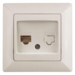 Розетка Intro Solo 4-302-02 телефонная RJ11