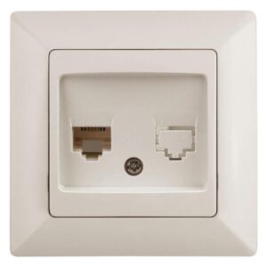 Розетка Intro Solo 4-302-02 телефонная RJ11