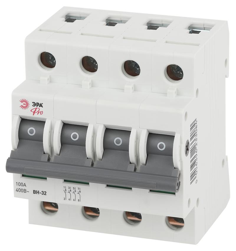 Выключатель нагрузки ЭРА PRO NO-902-175 ВН-32 4P 100A оптом купить хорошая цена Выключатель нагрузки ЭРА PRO NO-902-175 ВН-32 4P 100A купить оптом недорого