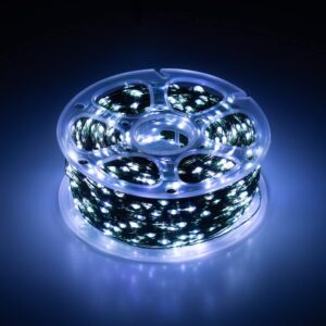 Светодиодная новогодняя гирлянда ЭРА POWER ENIN-2000W Нить холодный свет 200 м 2000 microled IP44 220В купить оптом недорого