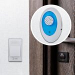 Звонок дверной ЭРА A01 беспроводной аналоговый белый с синим 32 мелодии купить оптом недорого