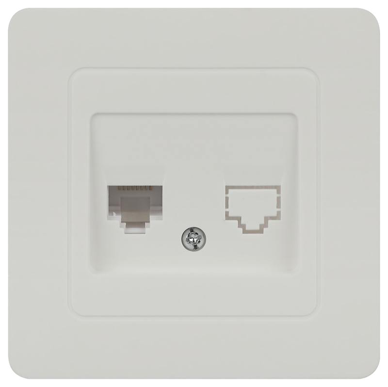 Розетка Intro 7-303-01 Style информационная RJ45 Розетка Intro 7-303-01 Style информационная RJ45