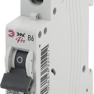Автоматический выключатель ЭРА PRO NO-902-240 ВА47-63 1Р 6А кривая B 6 кА купить оптом недорого
