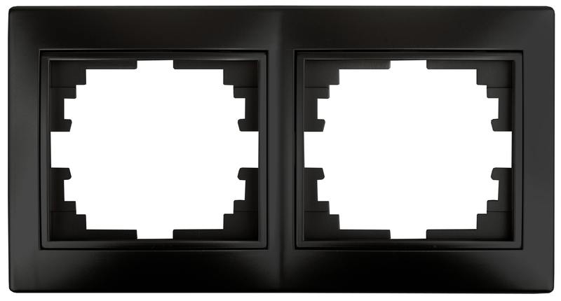 Рамка для розеток и выключателей Intro Plano 1-502-05 на 2 поста горизонтальная Рамка для розеток и выключателей Intro Plano 1-502-05 на 2 поста горизонтальная