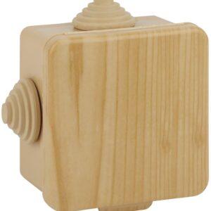 ЭРА Коробка распаячн. открытой установки КОР (сосна) 100х100х50мм с гермовводами 8 вх. IP54 купить оптом недорого