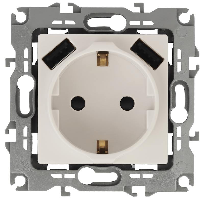 14-4109-02 ЭРА Розетка 2P+E 16A-250В 14-4109-02 ЭРА Розетка 2P+E 16A-250В