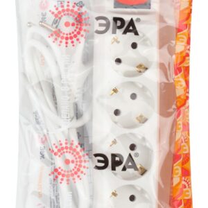 5m с заземлением с выключателем 5 розеток 1