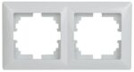 Рамка для розеток и выключателей Intro Solo 4-502-01 на 2 поста