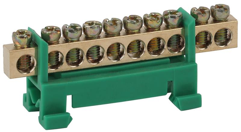 Шина ЭРА NO-222-80-1 PE земля в изоляторе типа стойка ШНИ 6х9-10-Д-Зеленый оптом купить хорошая цена Шина ЭРА NO-222-80-1 PE земля в изоляторе типа стойка ШНИ 6х9-10-Д-Зеленый купить оптом недорого