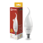 Лампа светодиодная LED-СВЕЧА НА ВЕТРУ-VC 8Вт 230В Е14 3000К 760Лм IN HOME купить оптом недорого