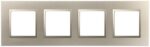 Рамка для розеток и выключателей ЭРА Elegance 14-5014-04 Classic
