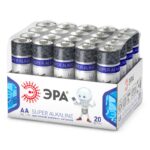 Батарейки ЭРА LR6-20 bulk SUPER Alkaline купить оптом недорого