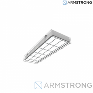 Светодиодный светильник "ВАРТОН" спортивный накладной 595*200*65мм 18 ВТ 6500К с защитной решеткой купить оптом недорого