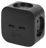 Разветвитель электрический ЭРА SP-4-USB-B на 4 розетки 220V + 2xUSB 2400mA