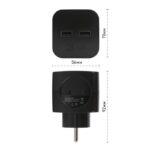 без заземл 10А (черный) купить оптом недорого