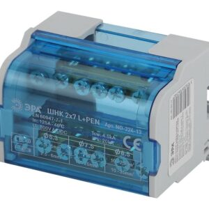 Шины на DIN-рейку ЭРА NO-224-13 в корпусе кросс-модуль ШНК 2х7 L+PEN купить оптом недорого