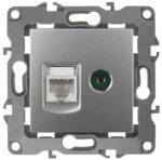 12-3110-03 ЭРА Розетка комбинированная RJ45+TV