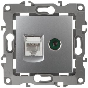 12-3110-03 ЭРА Розетка комбинированная RJ45+TV