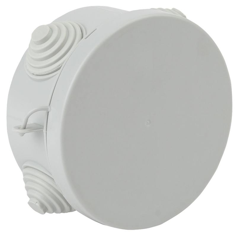 ЭРА Коробка распаячн. открытой установки КОР 85х40мм с гермовводами 4 вх. IP54 оптом купить хорошая цена ЭРА Коробка распаячн. открытой установки КОР 85х40мм с гермовводами 4 вх. IP54 купить оптом недорого