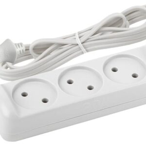 Удлинитель электрический ЭРА UX-3-5m без заземления 3 розетки 5м ШВВП 2x0