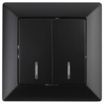 Выключатель Intro Solo 4-105-05 двухклавишный с подсветкой