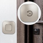 Звонок дверной ЭРА BIONIC Champagne беспроводной шампань 6 мелодий купить оптом недорого