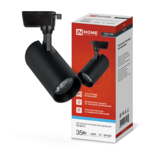 Светильник трековый светодиодный TR-08-TL 35Вт 6000К 3500Лм IP40 36 градусов черный серии TOP-LINE IN HOME купить оптом недорого