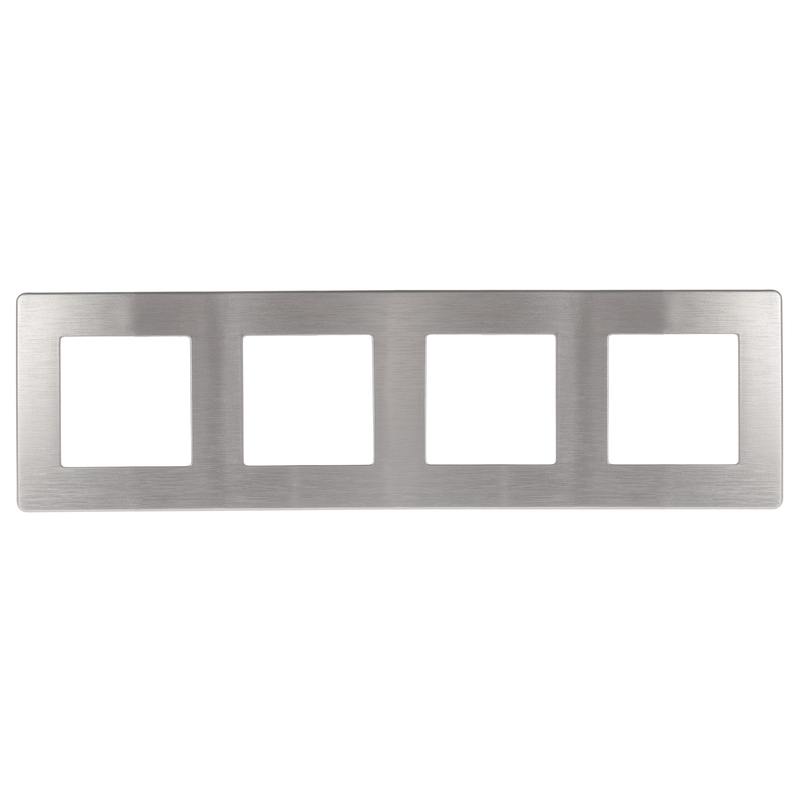 Рамка для розеток и выключателей ЭРА Серия 12 12-5104-03 на 4 поста Рамка для розеток и выключателей ЭРА Серия 12 12-5104-03 на 4 поста