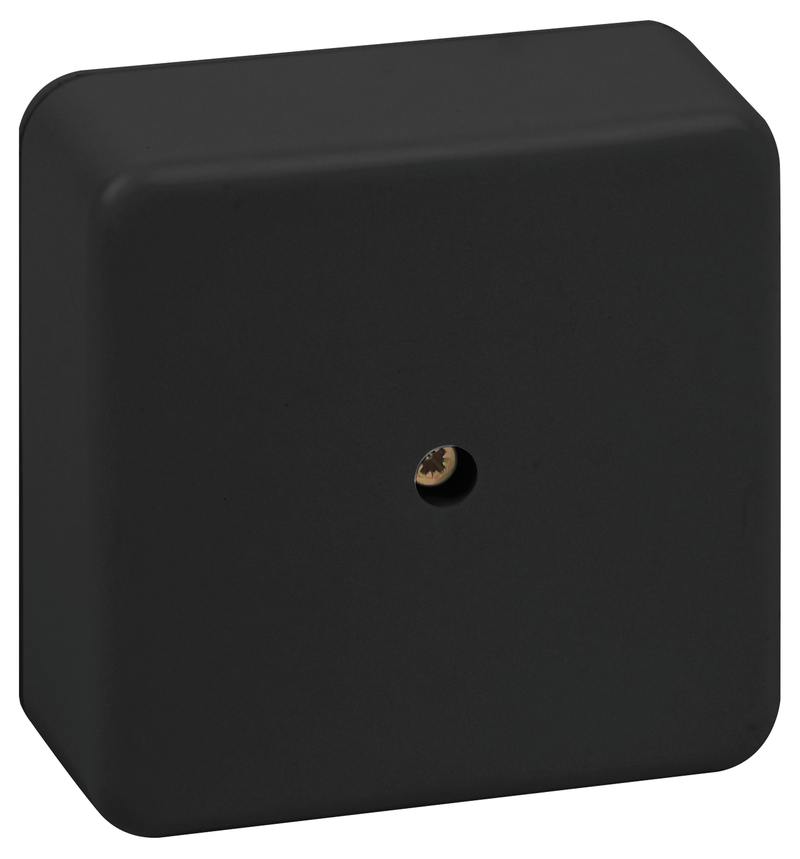 Распаячная коробка ЭРА BS-B-75-75-28 75х75х28мм без клеммы черная IP40 оптом купить хорошая цена Распаячная коробка ЭРА BS-B-75-75-28 75х75х28мм без клеммы черная IP40 купить оптом недорого