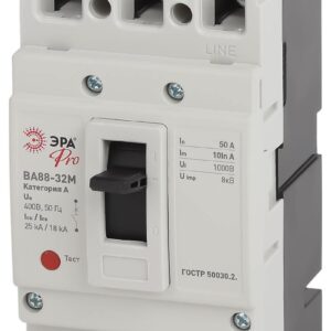 Автоматический выключатель ВА88-32М ЭРА PRO SVA10-3-0050-E 3Р 50А 25кА купить оптом недорого