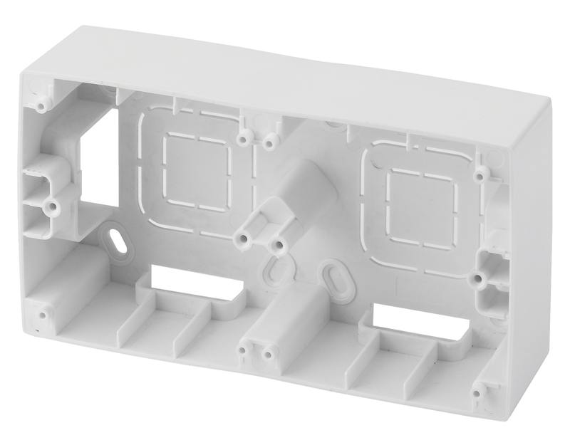 12-6102-01 ЭРА Коробка наклад. монтажа 2 поста 12-6102-01 ЭРА Коробка наклад. монтажа 2 поста