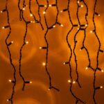 Гирлянда ЭРА ERAPS-BZ2 светодиодная новогодняя бахрома уличная 2*1 м желтая 120 LED IP65 купить оптом недорого