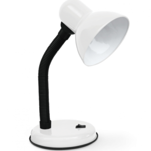 Светильник настольный под лампу на основании СНО 22Б 60Вт E27 230В БЕЛЫЙ (с подвесом) IN HOME купить оптом недорого