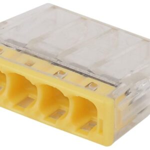 Клемма ЭРА компактная с пастой серия 244 4 отверстия 0.5-2.5 мм2 упаковка 100 шт. купить оптом недорого