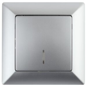 Выключатель Intro Solo 4-102-03 одноклавишный с подсветкой