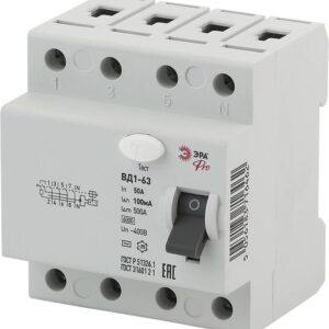 УЗО ЭРА PRO NO-902-71 ВД1-63 4P 50А 100мА купить оптом недорого